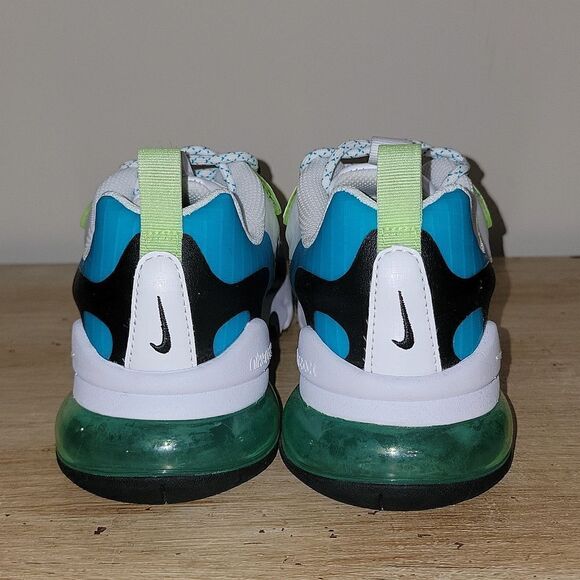 Nike Air Max 270 React SE GS 'Oracle Aqua' Shoes Size 5y Womens 6.5 - Picture 10 of 14